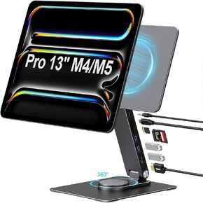 iPad Pro 13-inch Magnetic Stand Hub，Foldable Dock Station in Kuwait