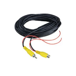 Scosche RCAV25TW 25 Foot (7.62 Meters) Backup Camera Cable - Rear View Reverse Parking Cam RCA Video + Power Wire Extension Cable for Car, Truck, SUV, Trailer, Surveillance Cameras and More in Saudi Arabia