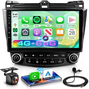 Rimoody 10.1 Inch Car Stereo Radio for Honda Accord 2003-2007, 4G+64G in Saudi Arabia