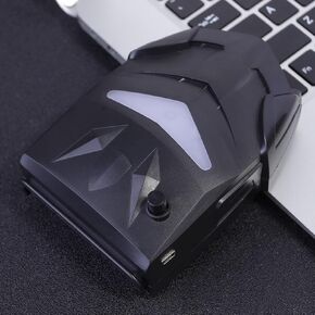 USB Laptop Side Suction Radiator Cooling Fan Quiet Black Plastic in Saudi Arabia