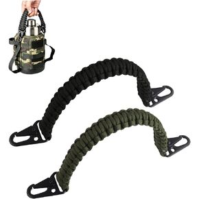 Anjiucc Paracord Handle Replacement for Bags, Molle Water Bottle Holder Strap, Tactical Backpack Sling Carry Accessory in Saudi Arabia