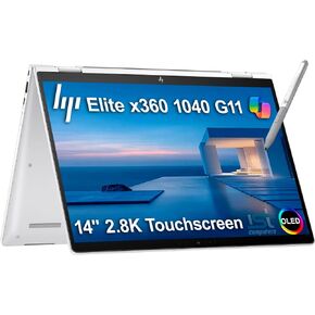 HP EliteBook x360 1040 G11 14" 2-in-1 Touchscreen Business AI PC Laptop, 32GB DDR5 RAM, Intel 16-Core Ultra 7 155H, 2.8K QHD OLED, IR Webcam, Pen, IST Computer Customized 512GB/1TB/2TB SSD, Win 11 Pro in Kuwait
