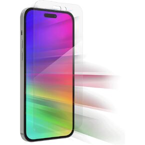 ZAGG InvisibleShield Glass Elite VisionGuard Screen Protector for Apple iPhone 16 / 15 – Ultimate Shatter, Impact and Scratch Resistance, Blue-Light Protection, Anti-Fingerprint Technology, Easy to Install in Kuwait