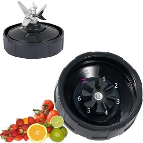 [Upgrade ] Replacement 7-Fins Male Blender Blade Parts Compatible with Ninja Auto iQ Blender [4 Inch Male 7 Fins ONLY] in Kuwait
