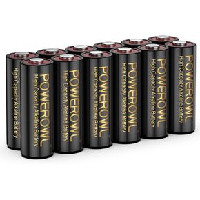 POWEROWL 23A 12 Volt Battery 12 Pack, Alkaline A23 12V Battery for Remote in Kuwait