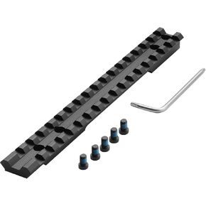 QYT 0 MOA Picatinny Rail Mount, Short Action Scope Mount Base Compatible with Remington 700 Rifles, Precision Machined Aluminum Optic Rail with Complete Mounting Hardware in Kuwait