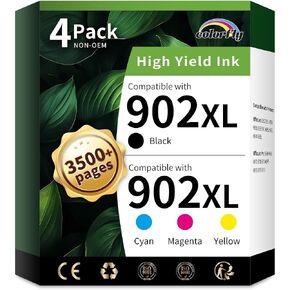 colorfly 902XL Ink Cartridges Combo Pack Replacement for HP902XL (4-Pack) in Saudi Arabia