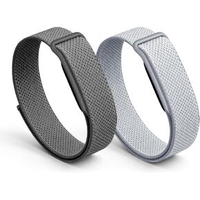 2 Pack Nylon Sport Band Compatible with Google Fitbit Air,Soft Breathable Wristband Replacement Compatible with Fitbit Air Fitness,Micro-Adjustable Performance Loop for Screenless Tracker in Kuwait