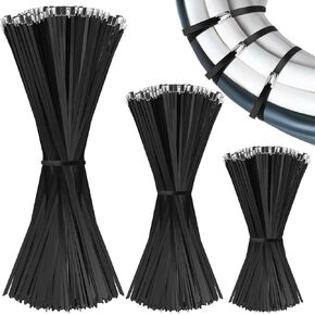 Therwen 1000 Pcs Metal Zip Ties Heavy Duty 304 Stainless Steel, 5.9 Inch in Kuwait