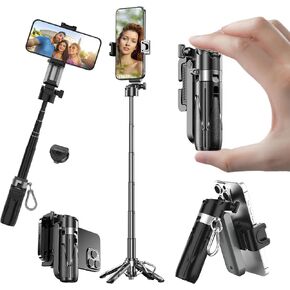 Mini Selfie Stick Tripod Stand with Bluetooth Remote in Kuwait
