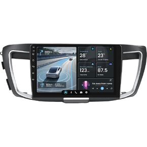 [8Core 4G+64G] Car Radio for Honda Accord 9th EX-L 2013 2014 2015: 10.1" 1280 * 800 Touchscreen Stereo with Wireless CarPlay Android Auto 5G WiFi GPS Bluetooth FM AM RDS SWC Backup Camera in Kuwait