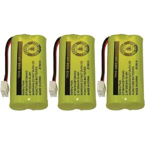 JustGreatDealz Battery BT8001 / BT8000 / BT8300 / BT18433 / BT28433 / BT184342 / BT284342 / 89-1335-00/89-1344-01 / BATT-6010 / CPH-515D Compatible with AT&T Cordless Telephones (2-Pack) in Kuwait