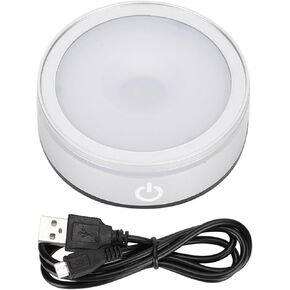 LED Crystal Light Base, Colorful Flashing Touch Switch, USB Dual Use for Crystal Ball, Art Glass Jewelry 1.1x3.1 Inch in Kuwait
