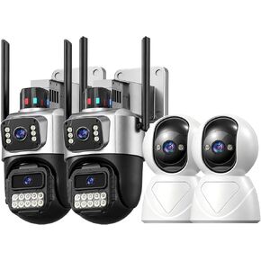 6MP Dual Lens Security Camera Outdoor for Home, 5G/2.4G WiFi in Kuwait