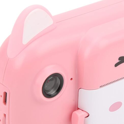 Mini Cute Digital Camera, 2.4 Inch 24MP Dual Cameras Toys 1080P Children Toy Camera with 9 Kinds of Stickers, for Girls Boys Gifts in Kuwait