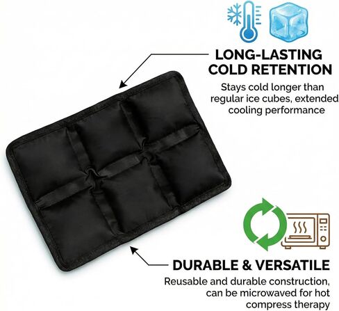 WORLD-BIO Ice Packs for Lunch Box – 4PCS Reusable Gel Ice Packs, Slim Cold Packs for Bento Box & Cooler, Long Lasting Cold Packs for Food (Soak & Freeze, 6"x4"x0.7") in Kuwait