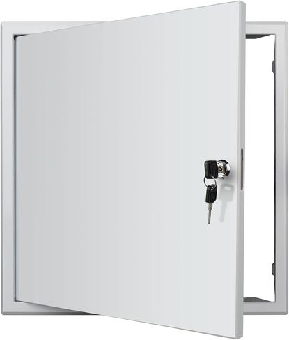 Access Panel for Drywall/Ceiling, Wall Hole Cover with Lock and Keys, 12"x12" Metal Access Door, Concealed Service Door for Electrical and Plumbing in Saudi Arabia