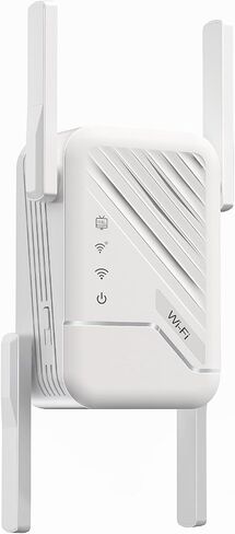 2026 Best WiFi Extender Signal Booster, Internet Extender Covers Up to 13389 Sq.ft for Home, Long Range WiFi Repeater with Ethernet Port, Wireless Router Amplifier Easy Setup, Wide Compatibility in Kuwait