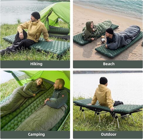 BISINNA Sleeping Pad for Camping 9R-Value Ultralight Insulated Mattress in Saudi Arabia