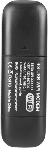 4G LTE USB WiFi Modem High Speed Portable Router for Travel 150Mbps 8 Users ABS Material in Kuwait