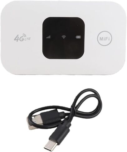 Bewinner Portable WiFi 4G LTE Mobile Hotspot Router, MF800-2 Pocket Wireless WiFi Modem with 2100mAh Battery and Smart LED Display, Up to 10 Devices Connection for Travel Business Car in Kuwait