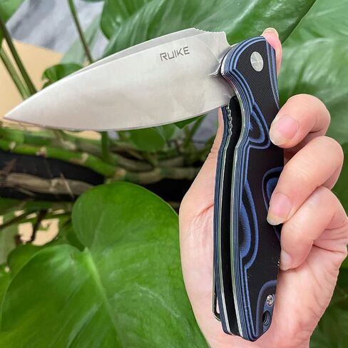 Ruike Small Pocket Folding Knife Tactical Knives Liner Lock 14C28N Stainless Steel with Pocket Clip Survival Scouts Knife Outdoor Mini ecd Ruike P105-Q add Multi Knife in Kuwait