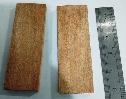 Stabilized Natural White Oak Knife scale Pair, Fagaceae family hard wood handle, DIY, knife making, Knife accessories, Natural Grain Wood pair, Gift Packed. OW in Kuwait