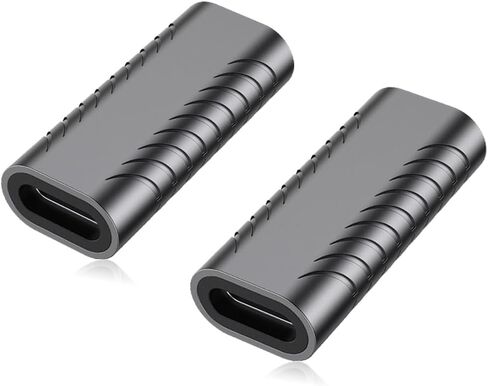 240W USB C Coupler (2 Pack), USB Type C Female to Female Adapter Extender Compatible with Thunderbolt 4/3 Support up to 40Gbps Data Transfer, 240W Power Delivery and 8K@60Hz Video Ouput in Kuwait