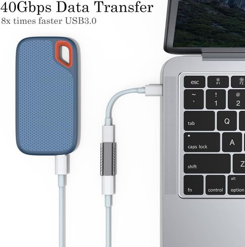 240W USB C Coupler (2 Pack), USB Type C Female to Female Adapter Extender Compatible with Thunderbolt 4/3 Support up to 40Gbps Data Transfer, 240W Power Delivery and 8K@60Hz Video Ouput in Kuwait