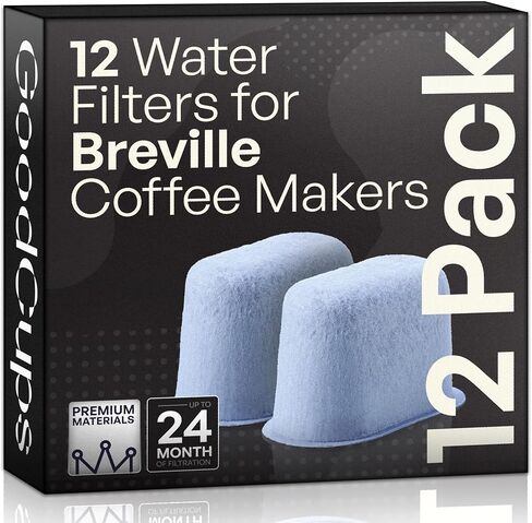 12 Water Filters for Breville Espresso Machines - Replacement Charcoal Filters for Breville Coffee Makers (BWF100 Compatible) in Kuwait