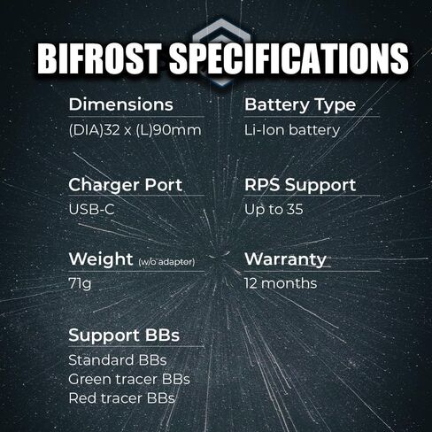 ACETECH Airsoft Pistol/Riffle RGB Tracer Unit with Bluetooth APP Control Bifrost BT 14mm CCW Negative Thread with M14- to M11+ Adaptor Glow in the Dark Green/Red BB LED RGB Lighting Effect in Kuwait