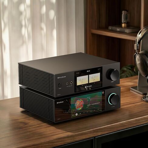 DAC-K5 HiFi DAC/AMP,Desktop Headphone Amplifier,Dual ES9039Q2M DAC,768kHz/32bit,DSD512,6.35mm+4.4mm,RAC,XLR Output,Coaxial, Optical, HDMI-IIS Input,Airplay,Bluetooth 5.4,WiFI6 in Saudi Arabia