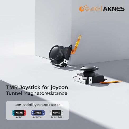 AKNES|GuliKit TMR Hall Joystick for Switch LCD, Switch OLED/Lite JoyCon in Saudi Arabia