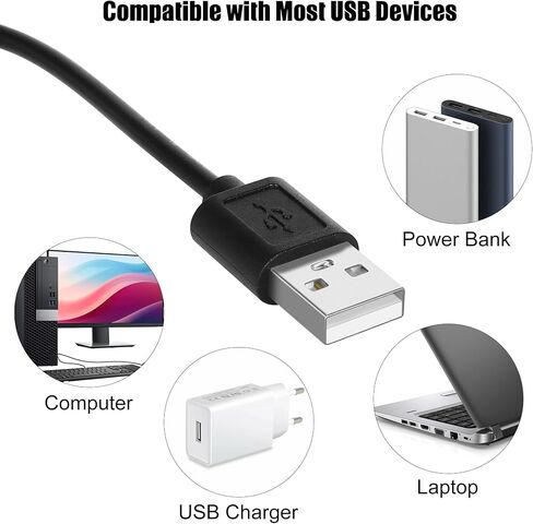 2 Pack USB 5V to 12V 4-Pin Fan Speed Adapter Controller, Max 12V 8W Output, 4 Pin Fan Splitter for PC Cooling Fans, 11.8" in Kuwait