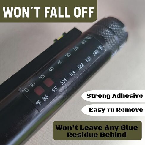 10 Rifle Barrel Temperature Stickers - Gun Barrel Thermometer Strips in Kuwait