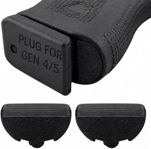 Grip Frame Insert Plug Compatible with Glock GEN 4-5 | 17 18 19 22 23 24 31 32 34 35 38 | Rear Grip Cavity Cover Insert | Easy Snap-in Installation | Durable Dust & Water Protection | 2 Pack in Saudi Arabia