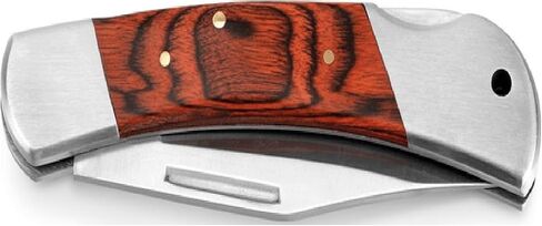 ASR Outdoor Classic Camping Folding Pocket Knife Paka Wood Inlay, 7.5 inches in Saudi Arabia
