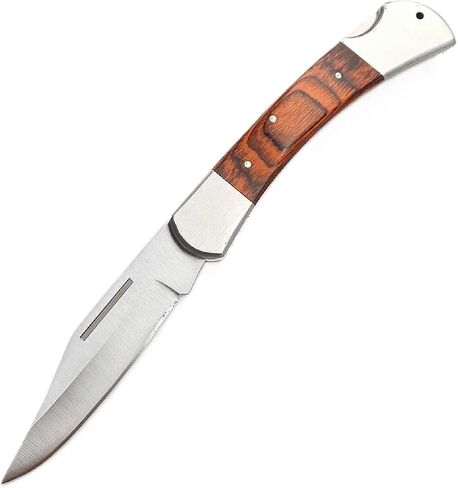 ASR Outdoor Classic Camping Folding Pocket Knife Paka Wood Inlay, 7.5 inches in Saudi Arabia