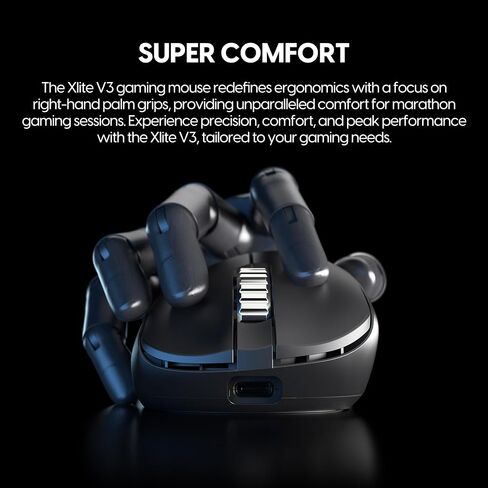 Pulsar Gaming Gears Xlite v3 ES Wireless Gaming Mouse, Medium, Black in Kuwait
