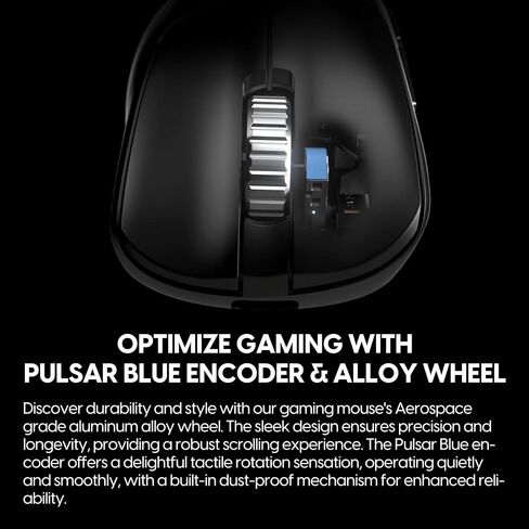 Pulsar Gaming Gears Xlite v3 ES Wireless Gaming Mouse, Medium, Black in Kuwait