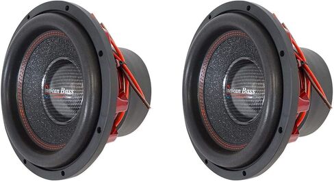 AMERICAN BASS 2 Hawk 1244 12" 3000w Peak/1500w RMS Car Subwoofers w/Cooling Ring in Kuwait