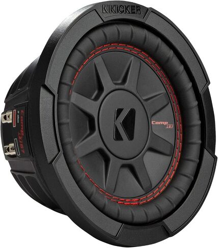 KICKER CompRT 6.75"(165mm) Subwoofer, DVC, 2-ohm, RoHS Compliant (Renewed) in Kuwait