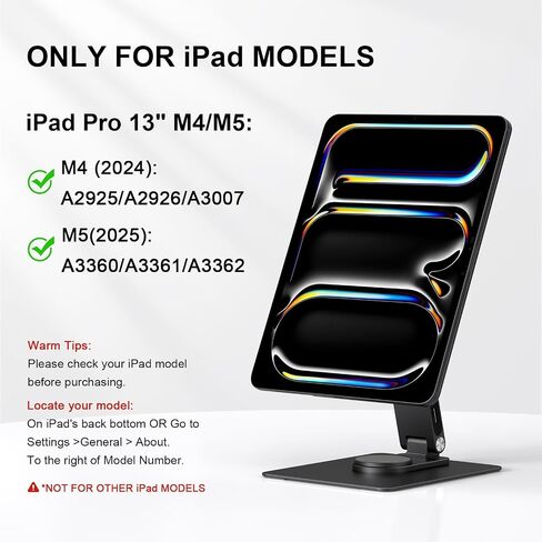 iPad Pro 13-inch Magnetic Stand Hub，Foldable Dock Station in Kuwait