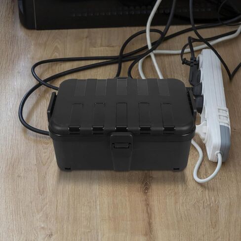 BESTYASH Extension Cord Box Cover Outdoor Weatherproof Electrical Outlet Protector with Quick Installation for Garden Patio Construction Site Use in Kuwait