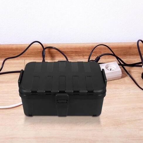 BESTYASH Extension Cord Box Cover Outdoor Weatherproof Electrical Outlet Protector with Quick Installation for Garden Patio Construction Site Use in Kuwait