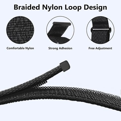 Band Compatible with Hume Band 2.0 for Women Men, Braided Nylon Stretchable Loop Sport Breathable Replacement Wrist Strap Compatible with Hume Band 2.0 Screenless Fitness Tracker in Kuwait