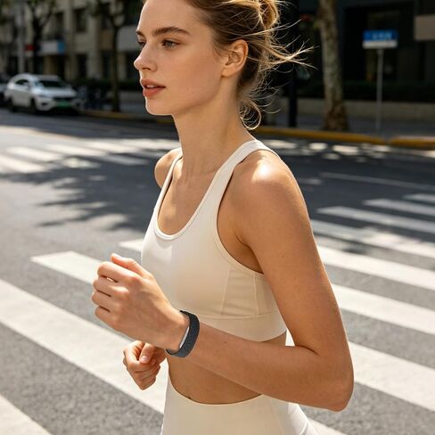 Band Compatible with Hume Band 2.0 for Women Men, Braided Nylon Stretchable Loop Sport Breathable Replacement Wrist Strap Compatible with Hume Band 2.0 Screenless Fitness Tracker in Kuwait