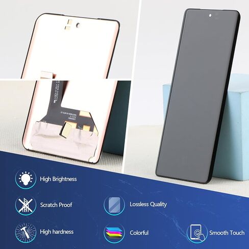 OLED for Motorola Moto Edge 2025 XT2519 Screen Replacement for Moto Edge 2025 LCD Display Touch Screen Digitizer Assembly Replacement with Tools(Support Fingerprint) in Kuwait