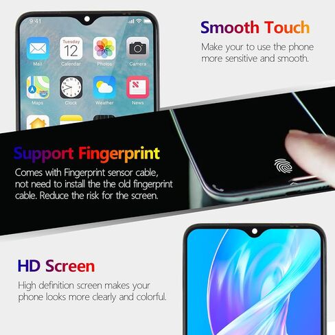 OLED for Motorola Moto Edge 2025 XT2519 Screen Replacement for Moto Edge 2025 LCD Display Touch Screen Digitizer Assembly Replacement with Tools(Support Fingerprint) in Kuwait