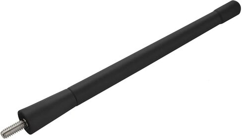 7" Rubber Black Antenna Mast for Ford E-150/E-250/E-350/E-450/E-550 Econoline 1992-2026 — Power Radio AM/FM Antenna — Waterproof, Easy Installation, No Tools Required — Antenna Base is Not Included in Kuwait